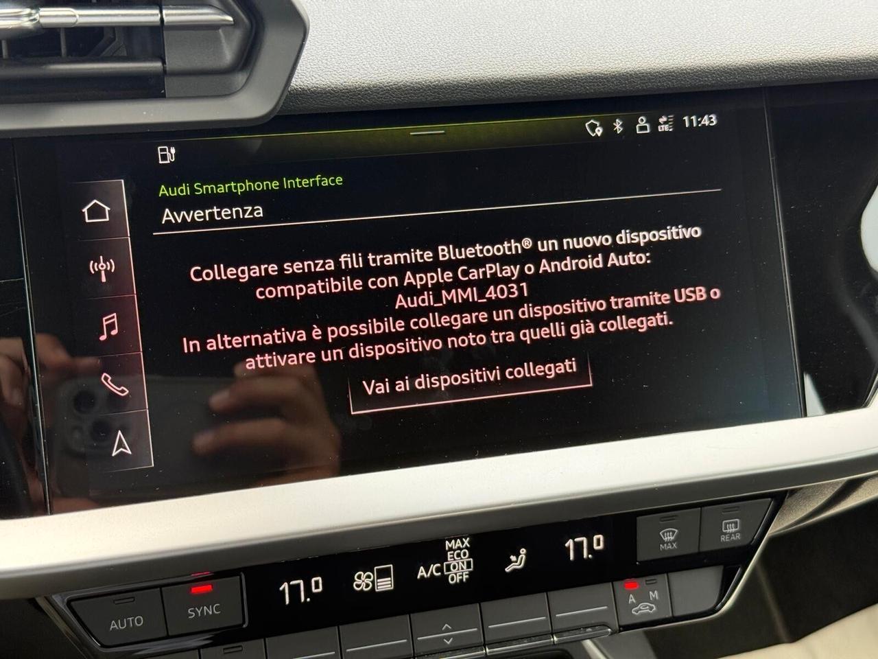 Audi A3 SPB 40 TFSI e 204 cv Hybrid - Plug-in S tronic
