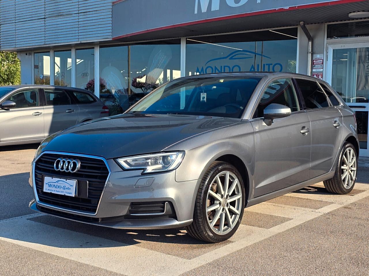 Audi A3 SPB 1.6 TDI 116 CV 2018 OK NEOPATENTATI