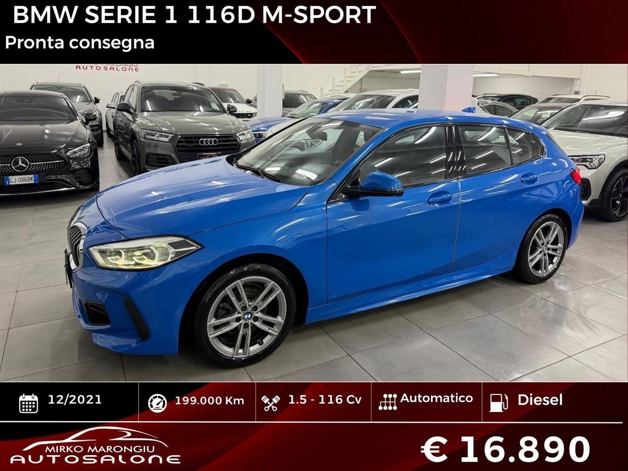 Bmw SERIE 1 116d 5p AUTO Msport FINANZIABILE