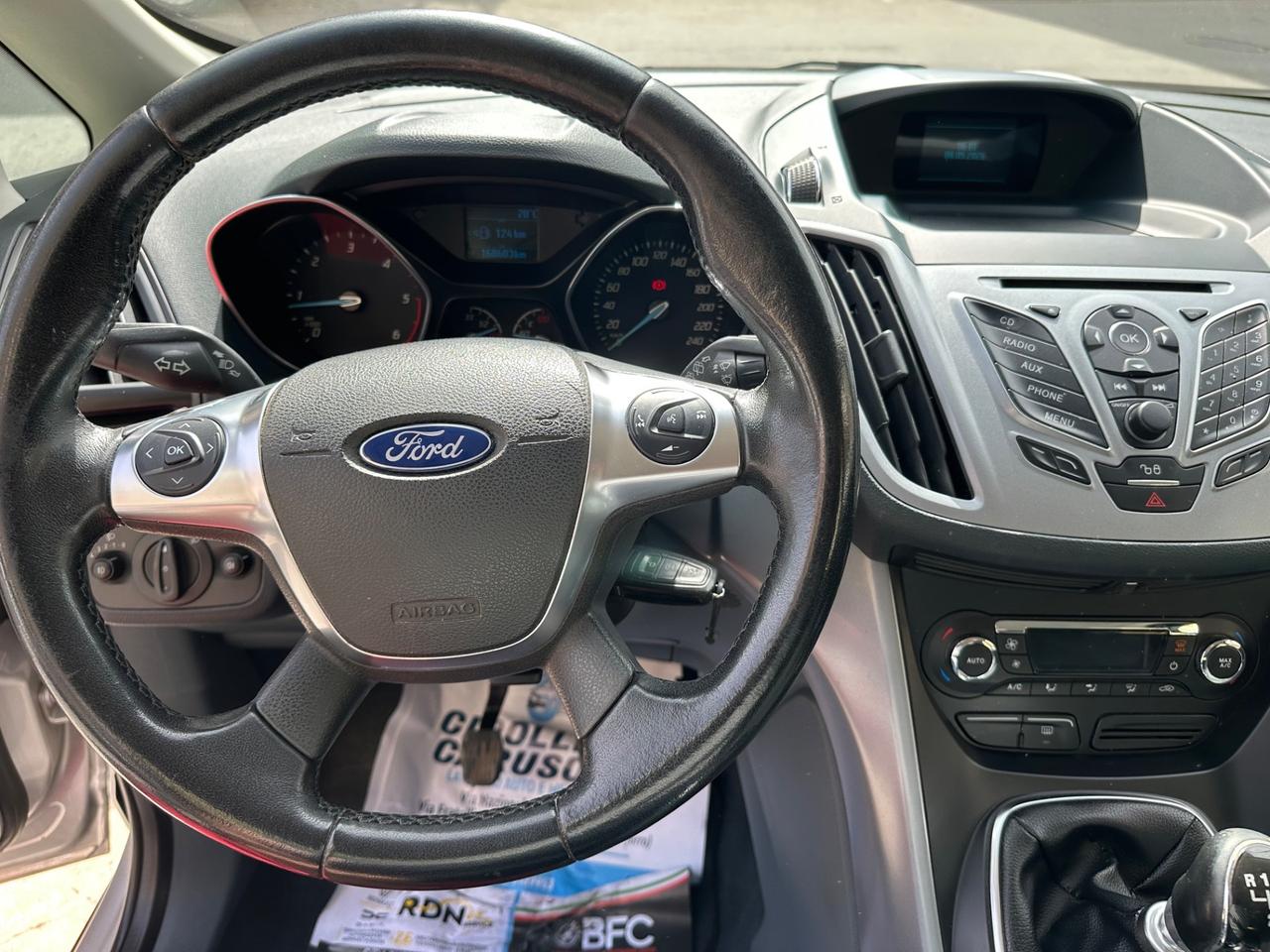 Ford C-Max 1.6 TDCi 115CV Plus 1/2014 KM 168603 CERT