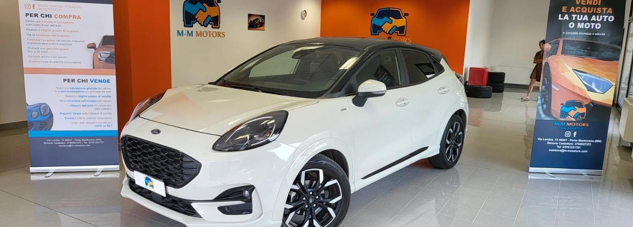 Ford Puma 1.0 EcoBoost Hybrid 125 CV S&S ST-Line- km 54.400- garanzia 12 mesi estendibile fino a 36 mesi.