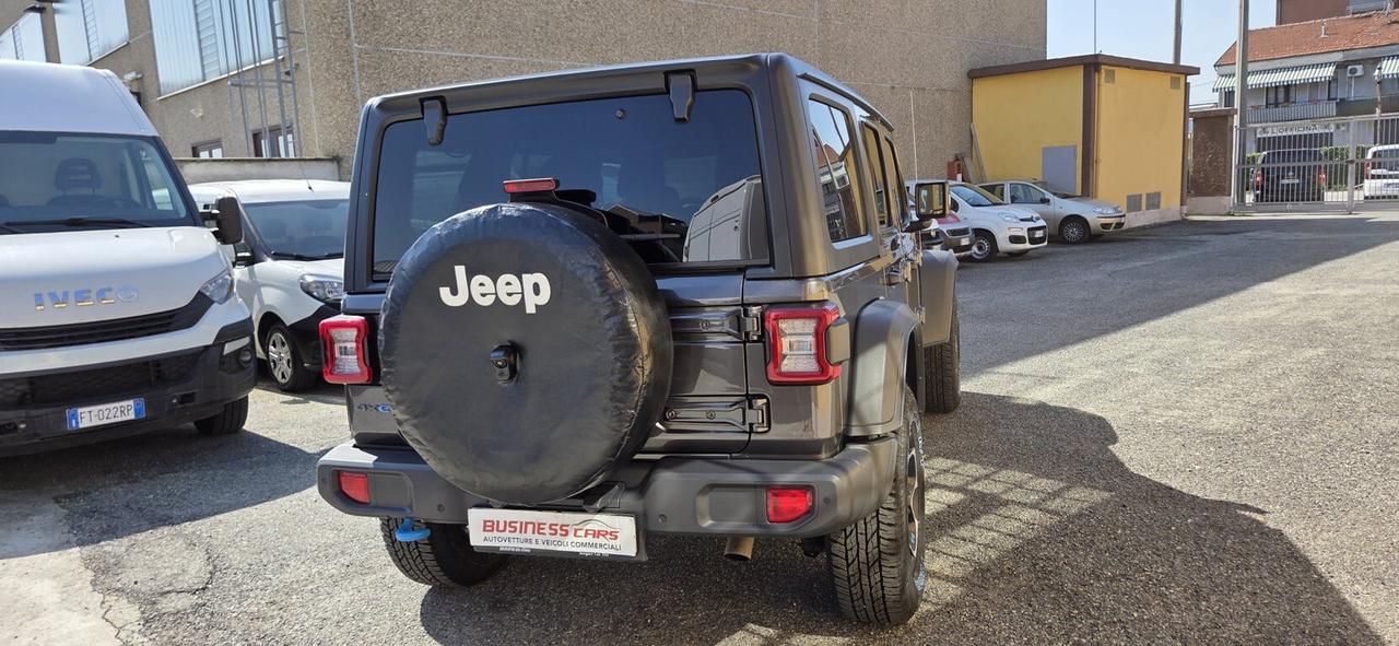 Jeep Wrangler Unlimited 2.0 PHEV 380 CV 4xe Rubicon 4WD - KM. 60000 CERTIFICATI !UNICO PROPRIETARIO