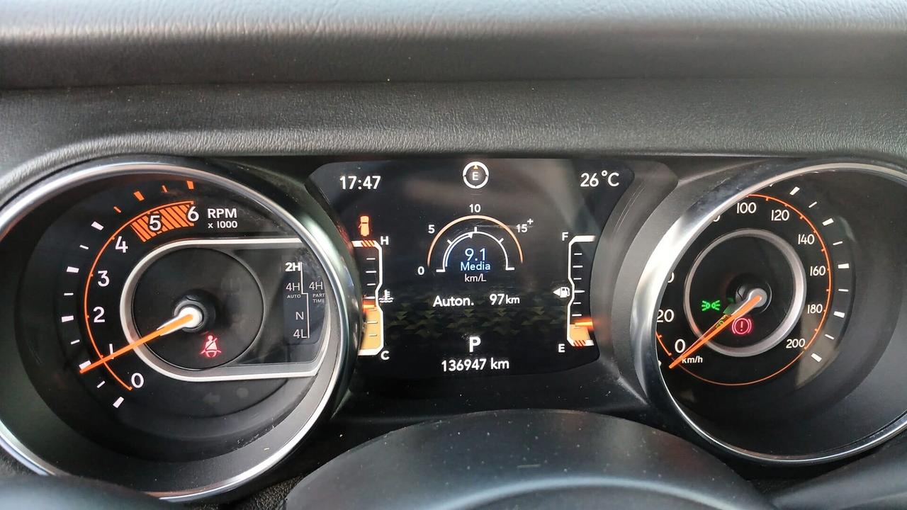 Jeep Wrangler Unlimited 2.2 Mjt II Sahara