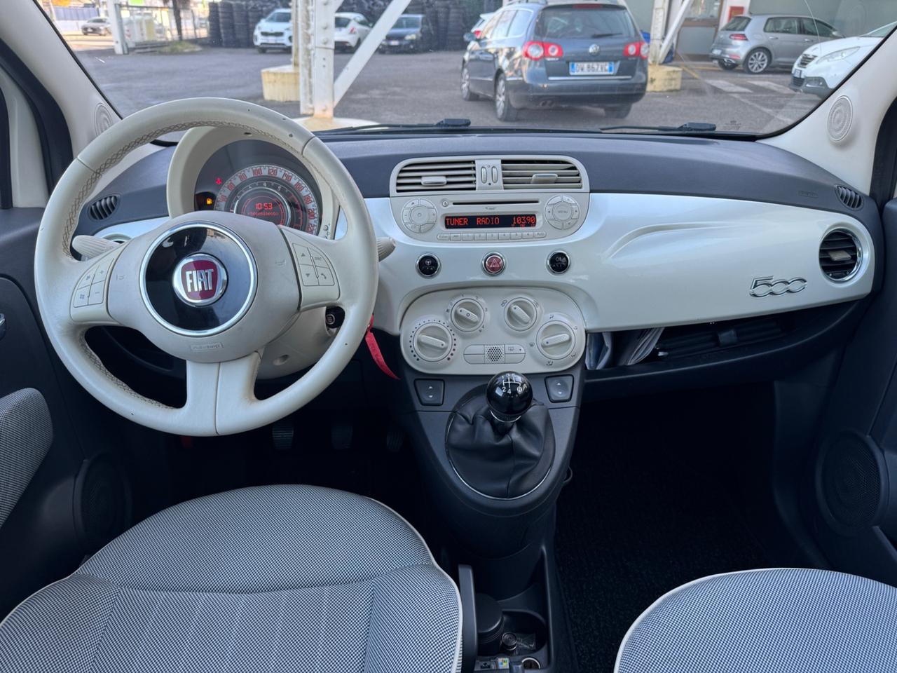 Fiat 500 1.2 Lounge bianco perla