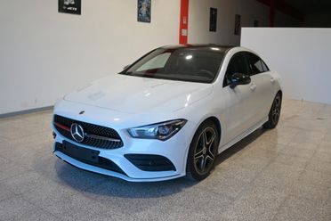 MERCEDES-BENZ CLA 180D 116CV 6M. AMG LINE ( FARI LED - CRUISE - PELLE - NAVI PREMIUM - NIGHT PACK - PARK ASSIST - TELECAMERA POST. - CERCHI 18 )