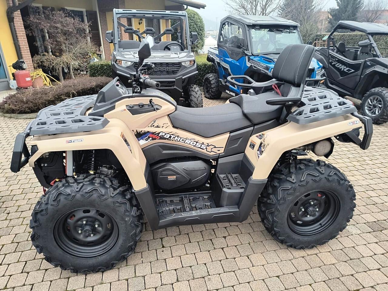 QUAD AODES ODES 850 PATHCROSS TARGA GIALLA