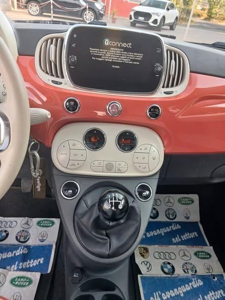 Fiat 500 C 1.2 ANNIVERSARIO Lounge KM 128000 GARANZIA PARI AL NUOVO DISTRIBUZIONE NUOVA