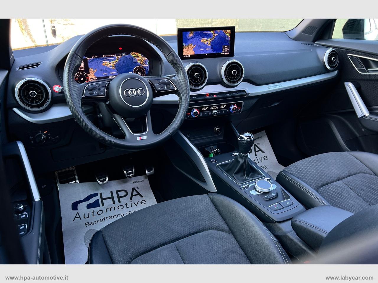 AUDI Q2 2.0TDI S-LINE TETTO LED MATRIX VIRTUAL PELLE NAVI