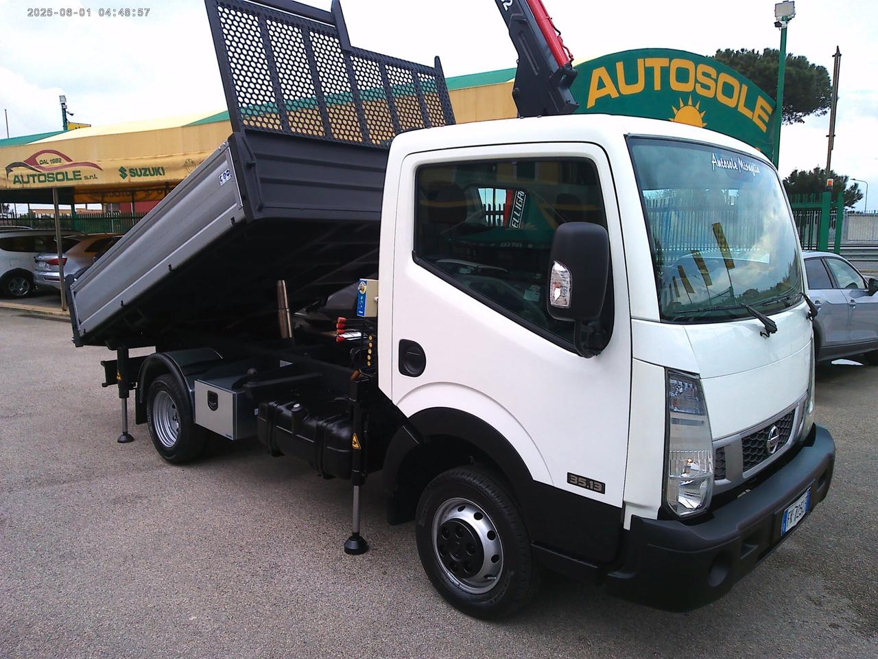 Nissan Cabstar NT 400 3000 E6 GRU AG 2510 2+2 JIB RIBALTABILE 92K
