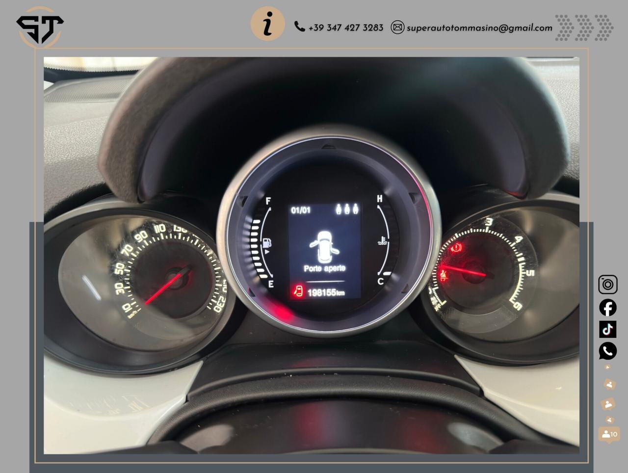 Fiat 500X 1.3 MultiJet 95 CV PERFETTA