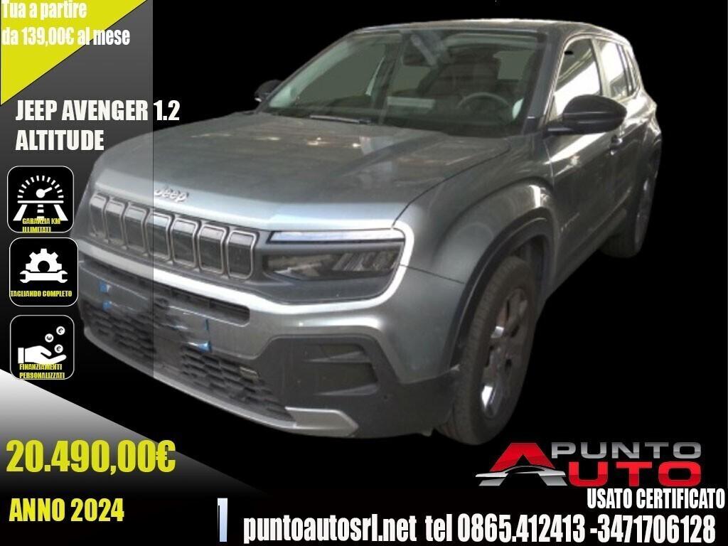 Jeep Avenger 1.2 Turbo 100 CV ALTITUDE