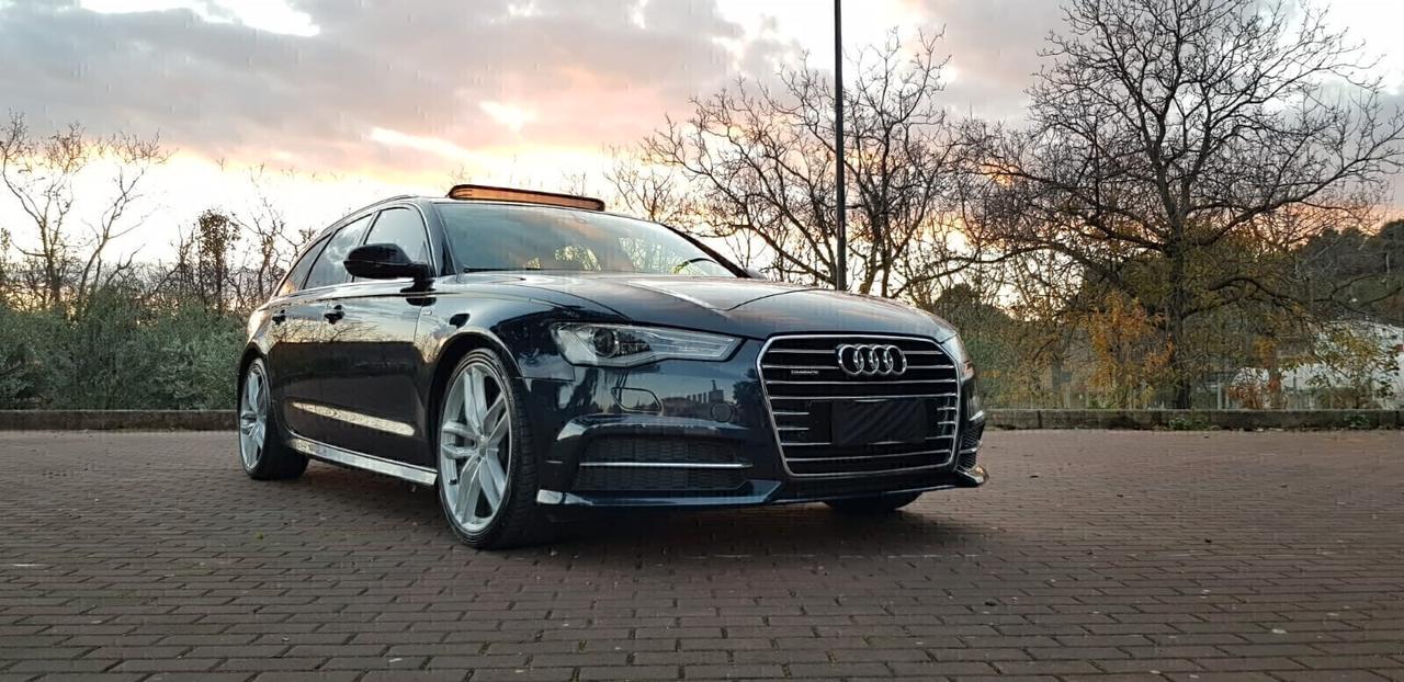Audi A6 Avant 3.0 TDI 272 CV quattro S tronic s-line,tetto apribile,interni in pelle ghiaccio,fari led bixeno,,cerchi da 20,navigatore ,full optional