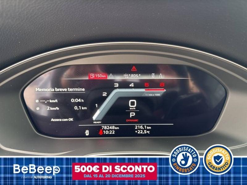 Audi Q5 SPORTBACK 40 2.0 TDI MHEV 12V S LINE PLUS QUATT