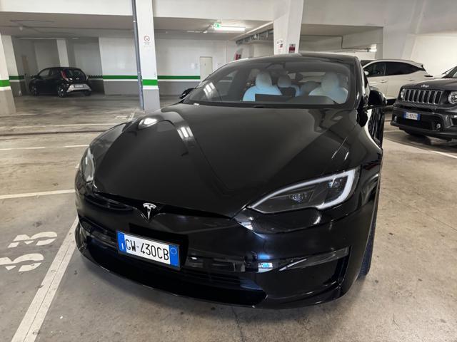 TESLA Model S LONG RANGE#C.LEGA21#VOLANTEYOKE#OPTICWHITE