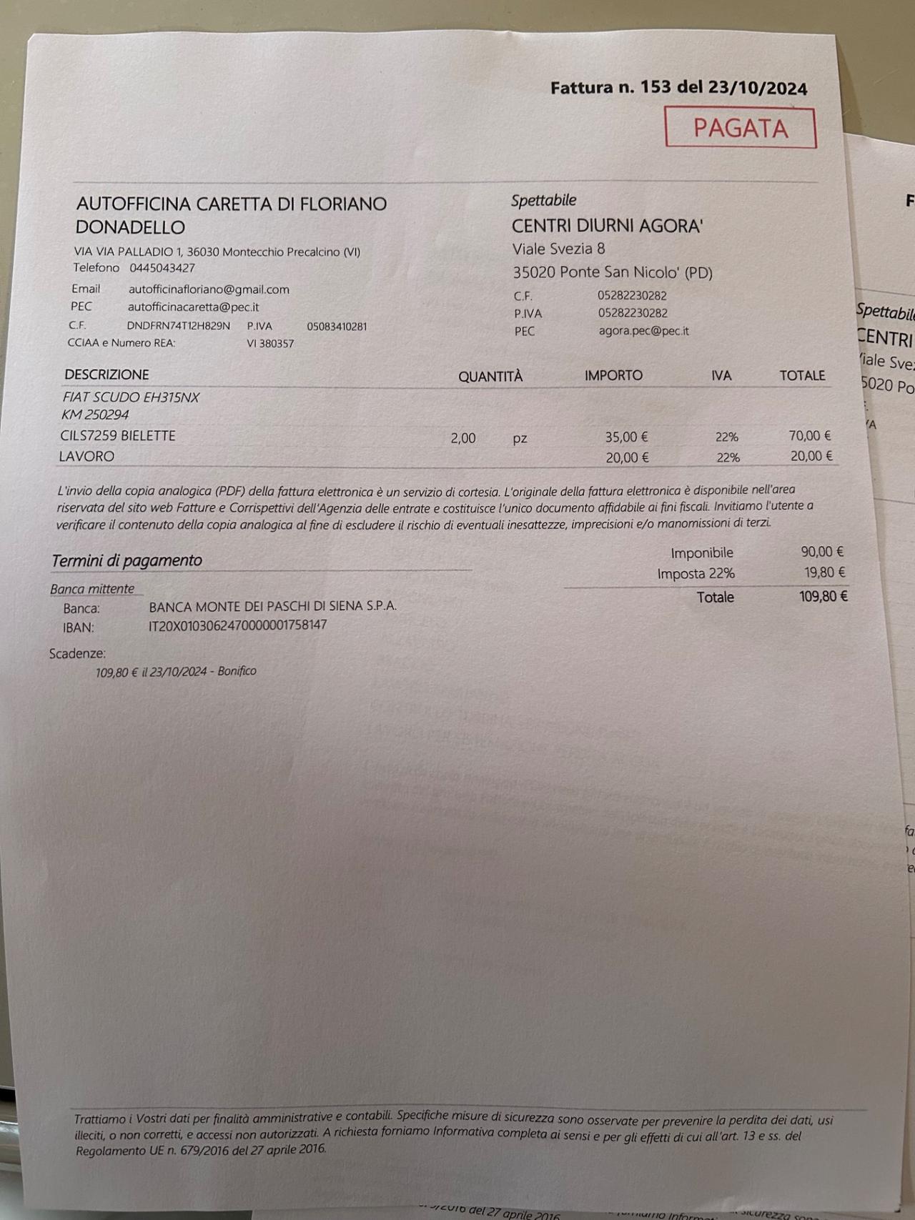 Fiat Scudo 2.0 MJT PL Combi 8 posti (M1)