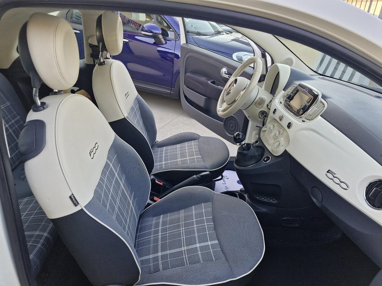 FIAT 500 1.2 BENZINA 69CV LOUNGE DICEMBRE 2015