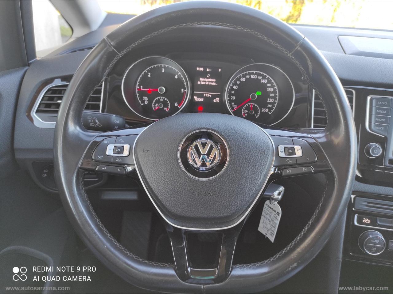 VOLKSWAGEN Golf Sportsvan 1.6TDI110DSGExec 4FreeBMT 3 ANNI GARANZIA -- 15GG SODDISFATTI O RIMBORSATI