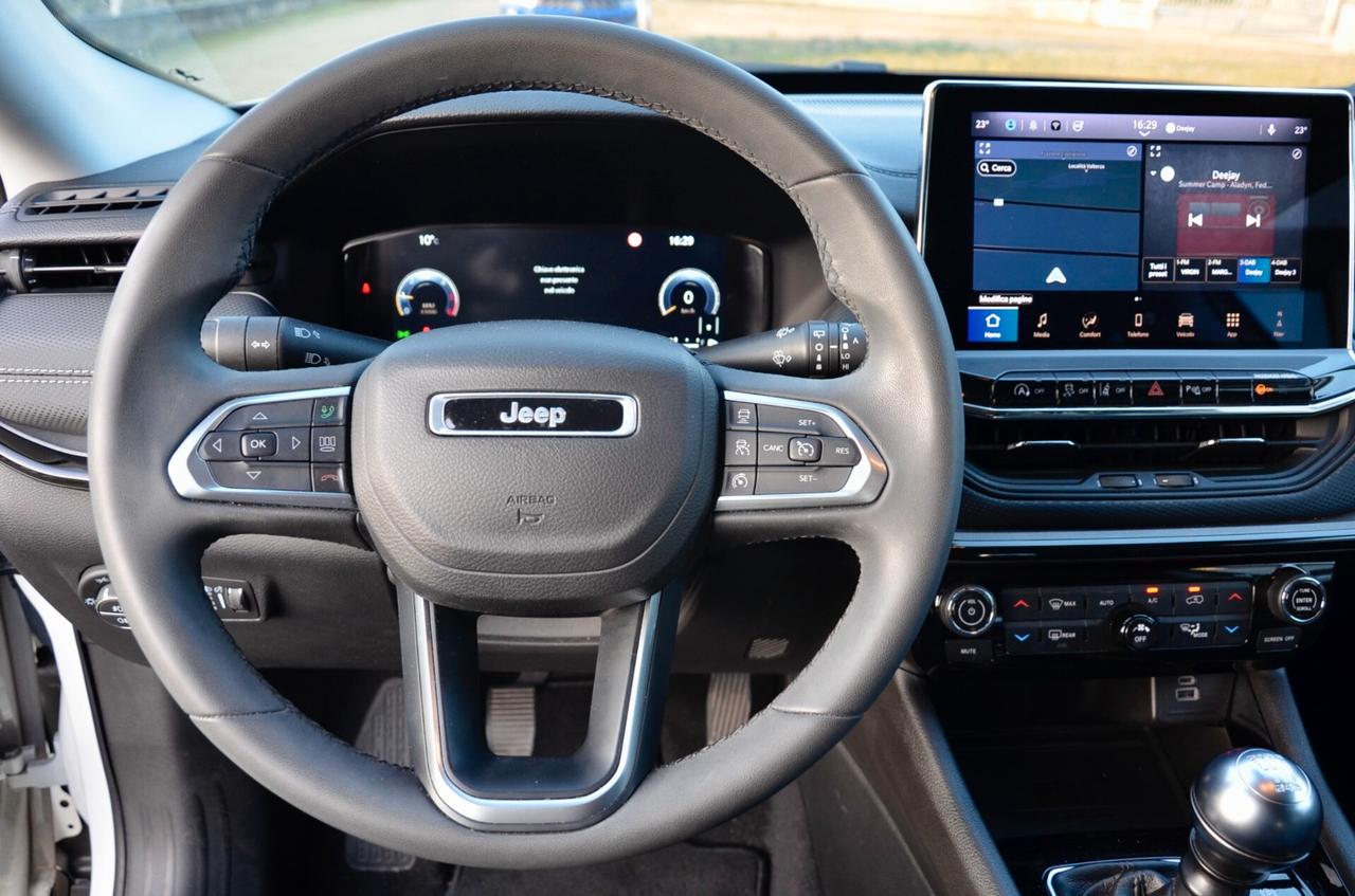 JEEP COMPASS 1.6 MTJ NIGHT EAGLE 2WD 130cv, UNICO UTILIZZATORE, UFF ITALIANA, SERVICE CON FATTURE, EURO 6D, NAVI, RETROCAMERA, 19", PERMUTE