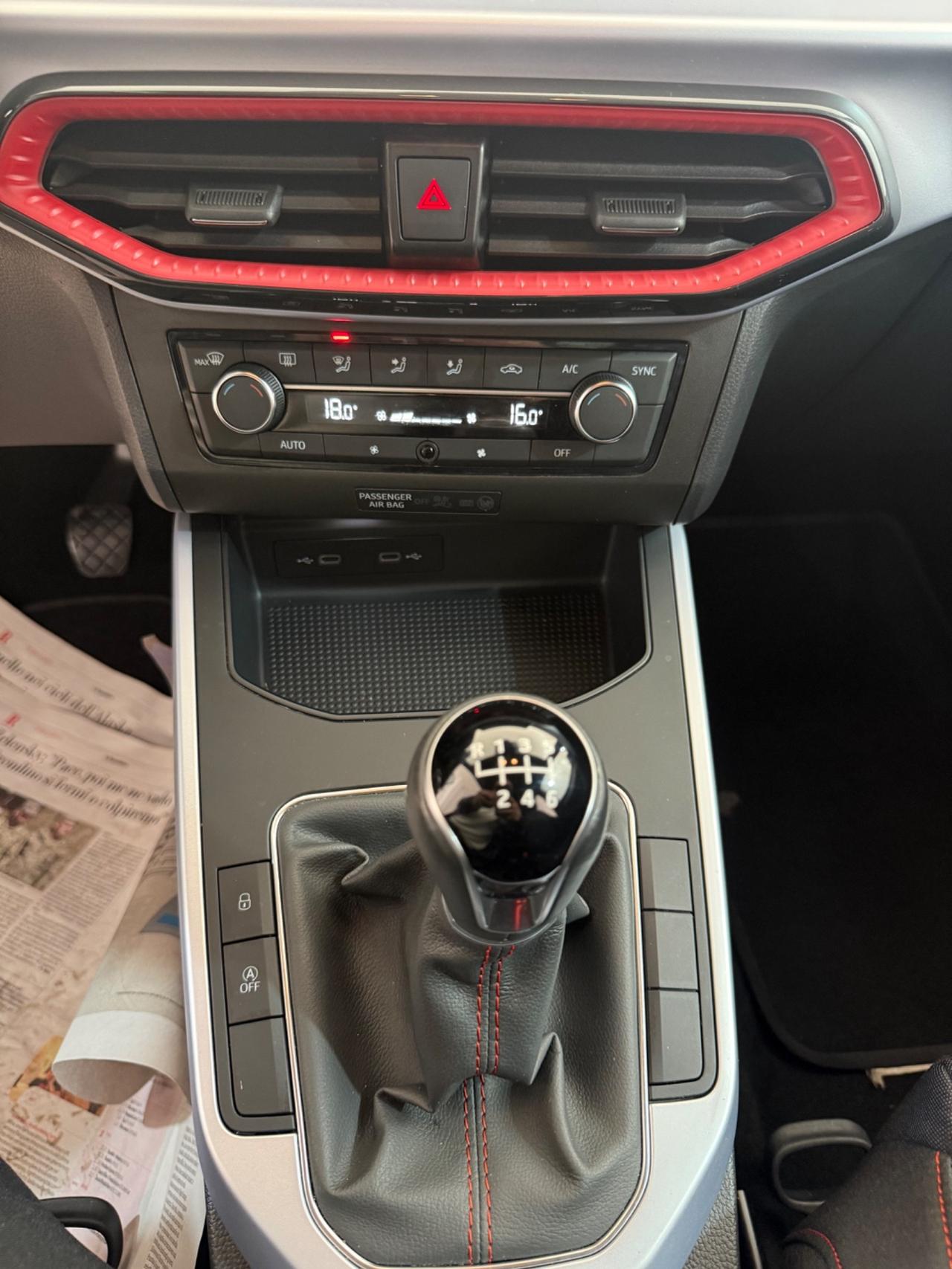 Seat Arona 1.0 tgi FR 90cv NAVI,APPLE CARPLAY,FULL LED,KM CERTIFICATI SEAT,SENSORI PARCHEGGIO
