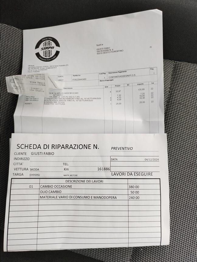 Skoda Roomster 1.2 70CV 2011 KM 162000