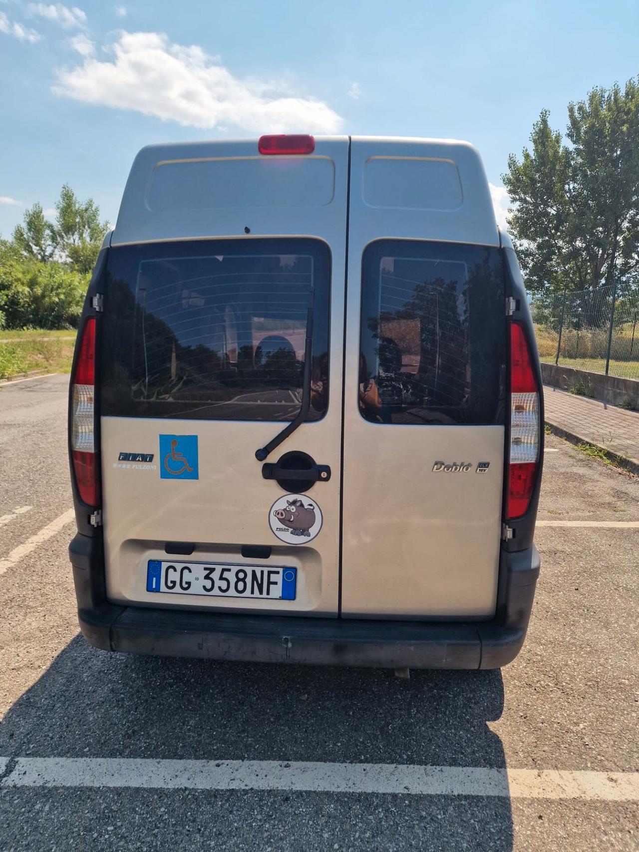 Fiat Doblo 1.6 Benzina 16V trasporto disabili