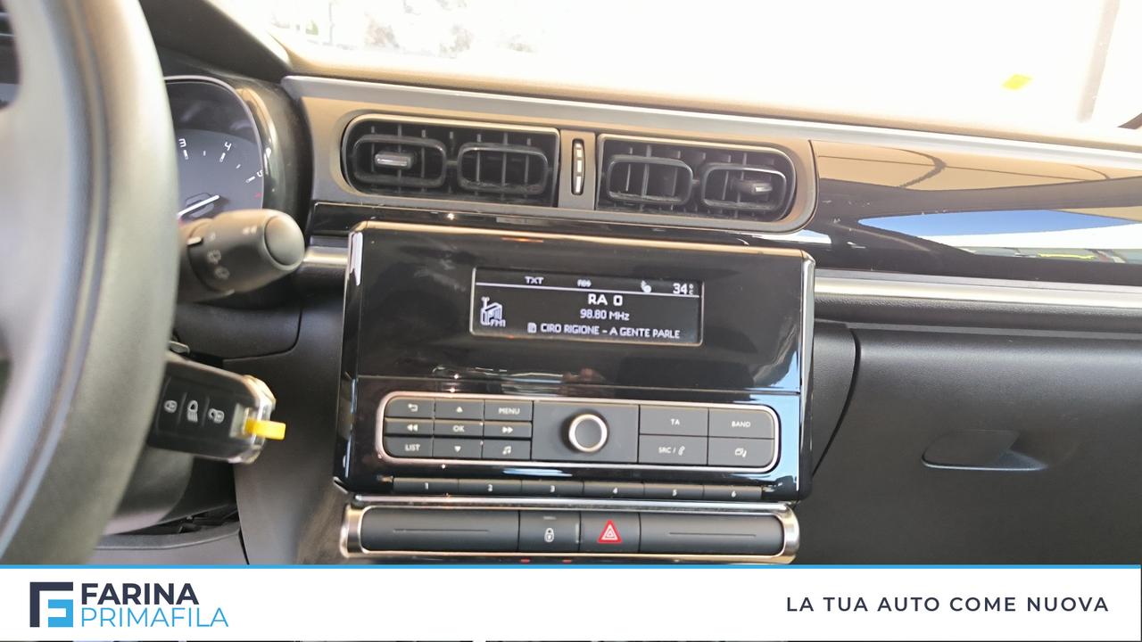 CITROEN C3 III 2017 - C3 1.2 puretech Feel s&s 83cv neopatentati my20