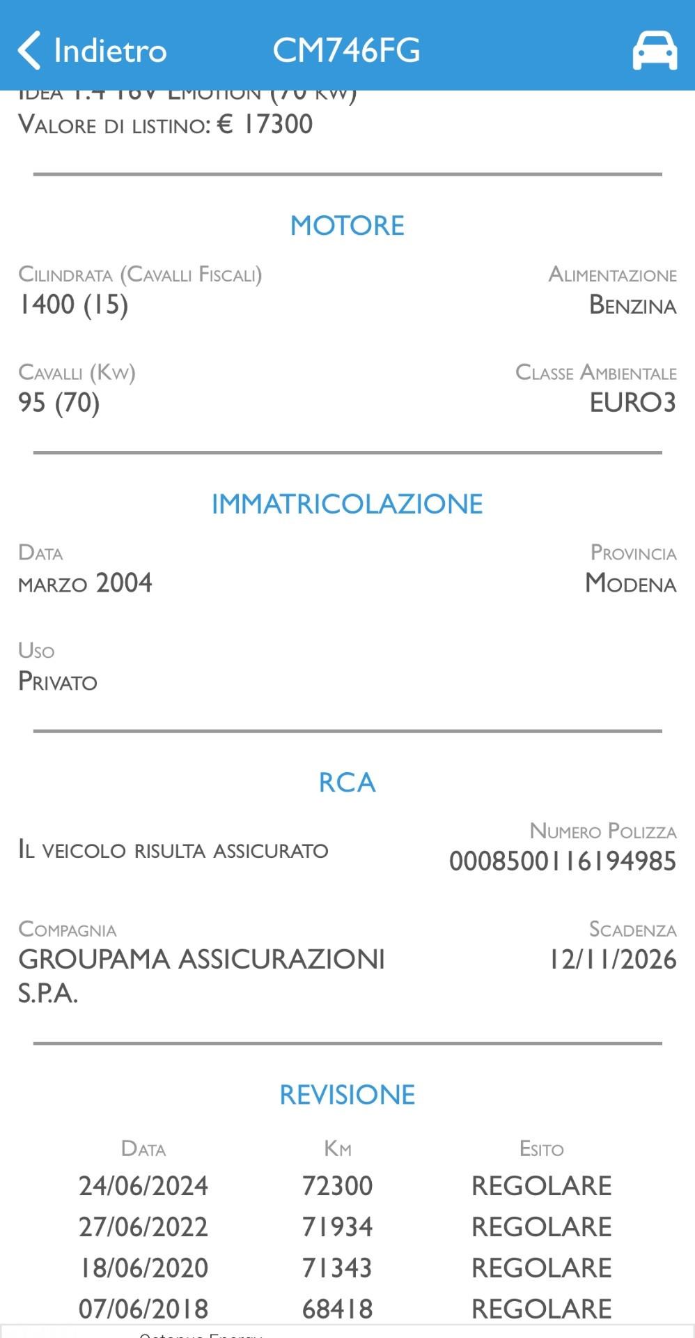 Fiat Idea 1.4 16V Emotion