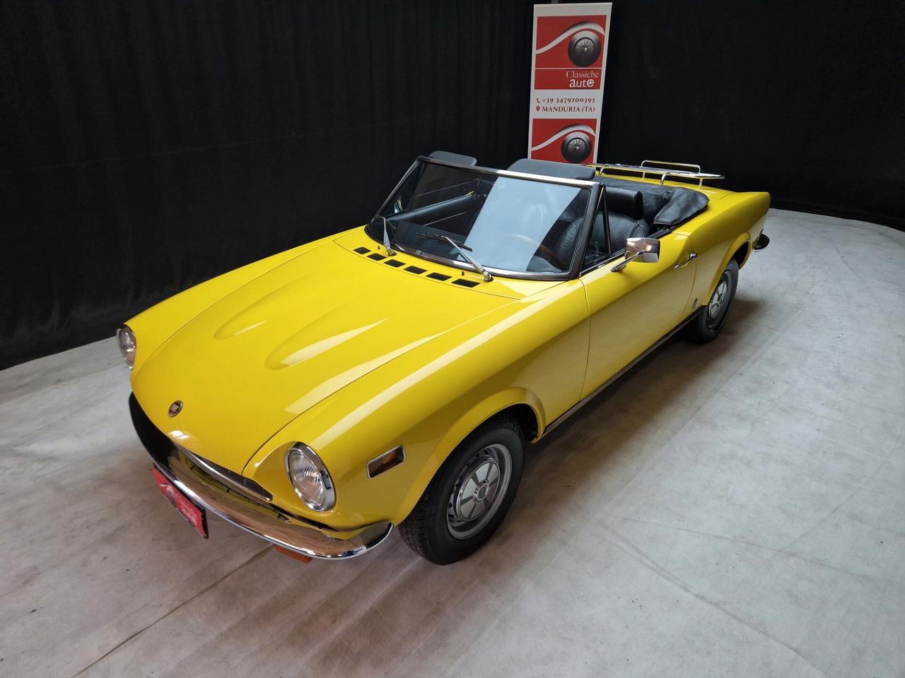 Fiat 124 Spider 1.8cc certif. ASI con C.R.S
