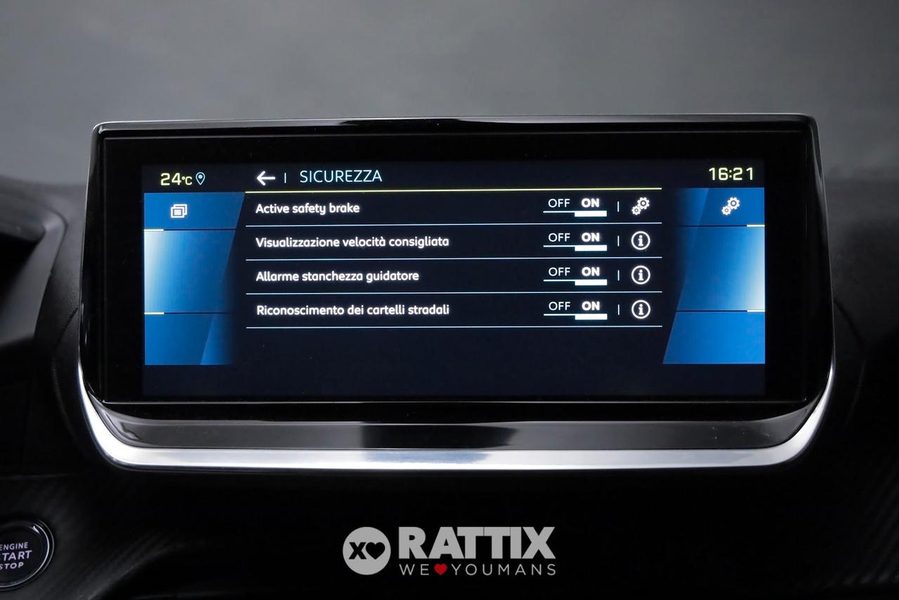 Peugeot e-208 motore elettrico 100kW Allure