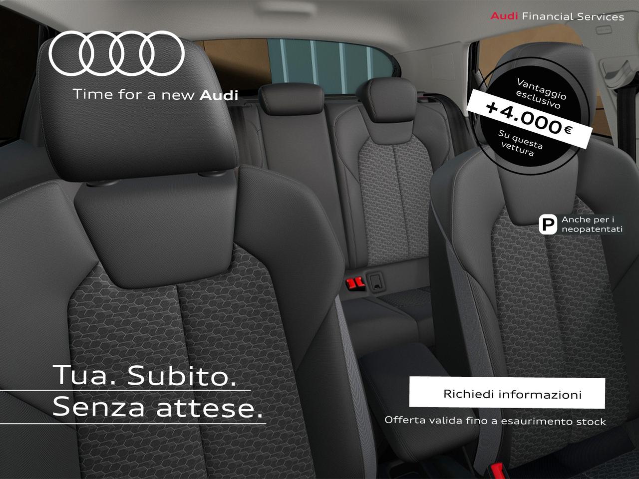 Audi A1 sportback 35 1.5 tfsi identity black s-tronic