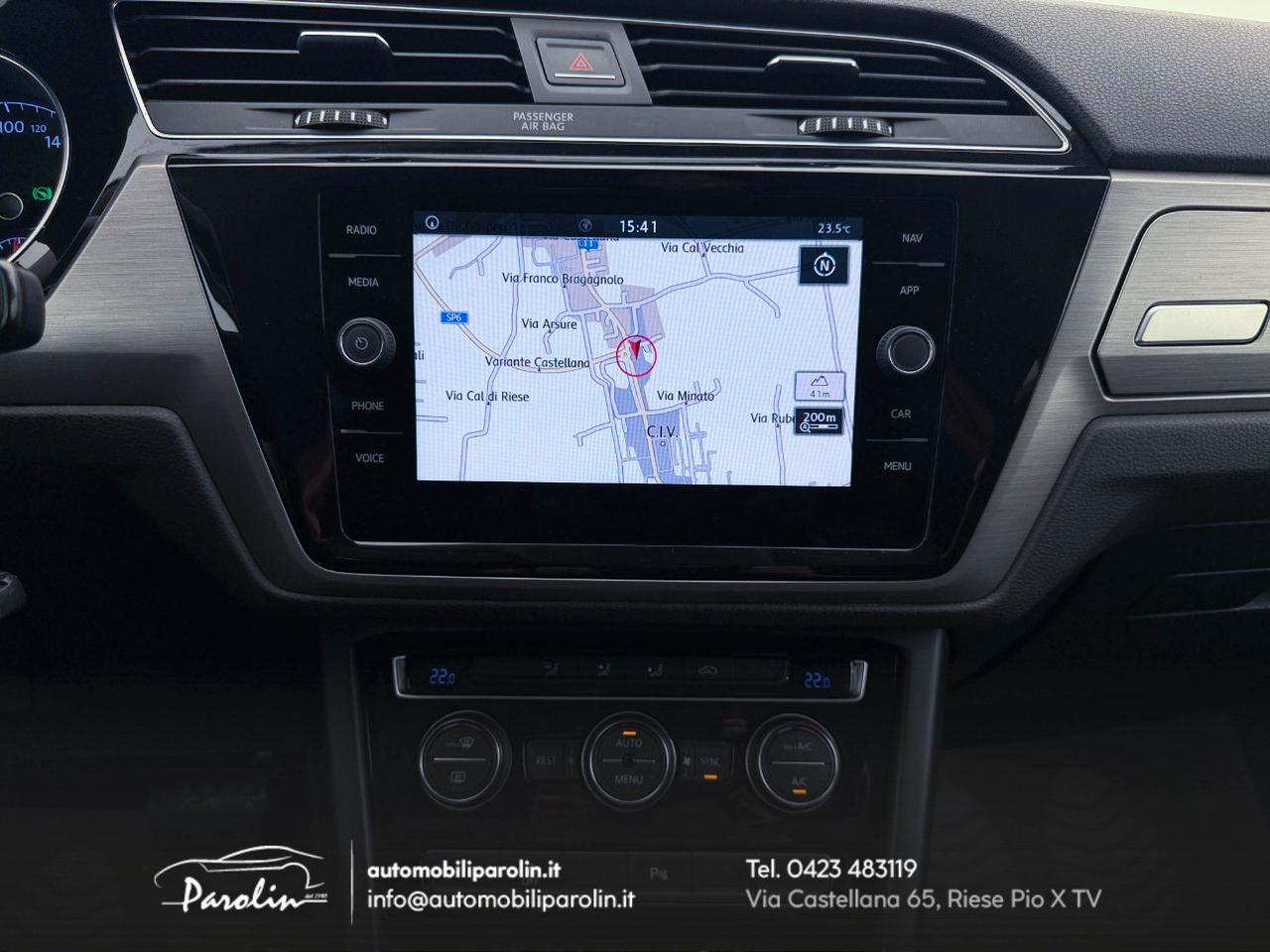 Volkswagen Touran 1.6 tdi Comfortline DSG 7 posti-ACC-Navi-Park