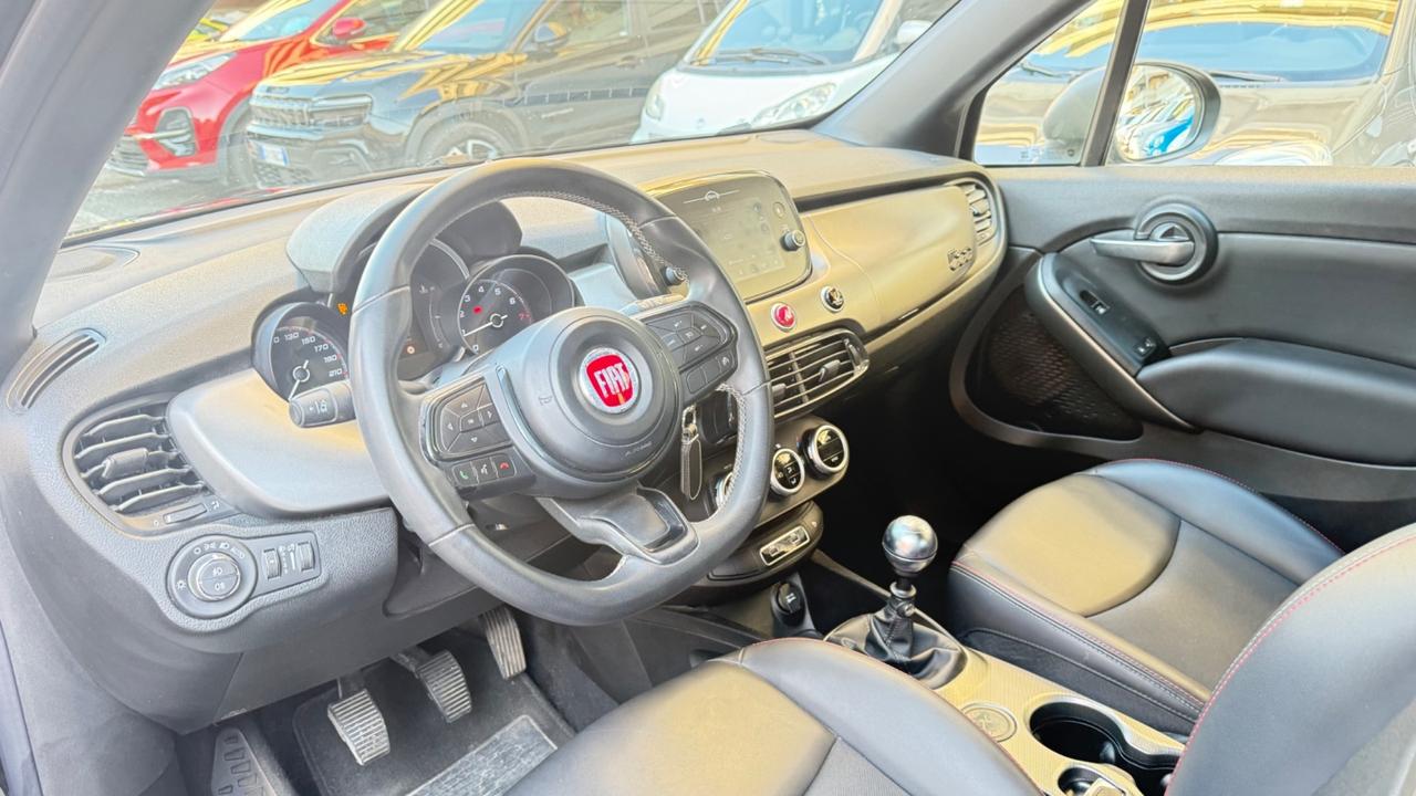 Fiat 500X 1.0 T3 120 CV Sport LED KAMERA NAVI CAR PLAY BLUETOOTH PDC PELLE CERCHI 18 BRACCIOLO