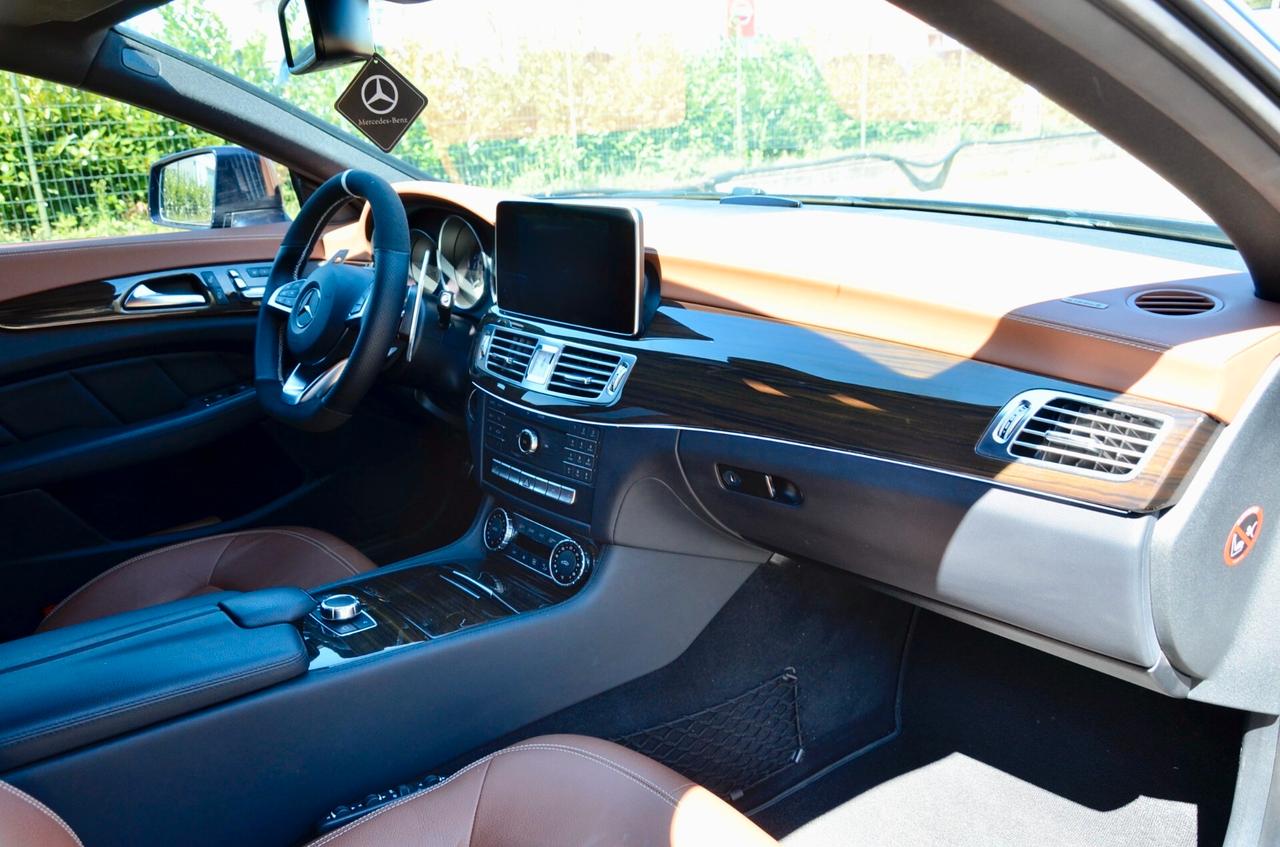 MERCEDES-BENZ CLS 350d PREMIUM AMG LINE 4MATIC 258cv AUTO, UFF ITALIANA, EURO 6B, NAVI, FARI LED, PERMUTE