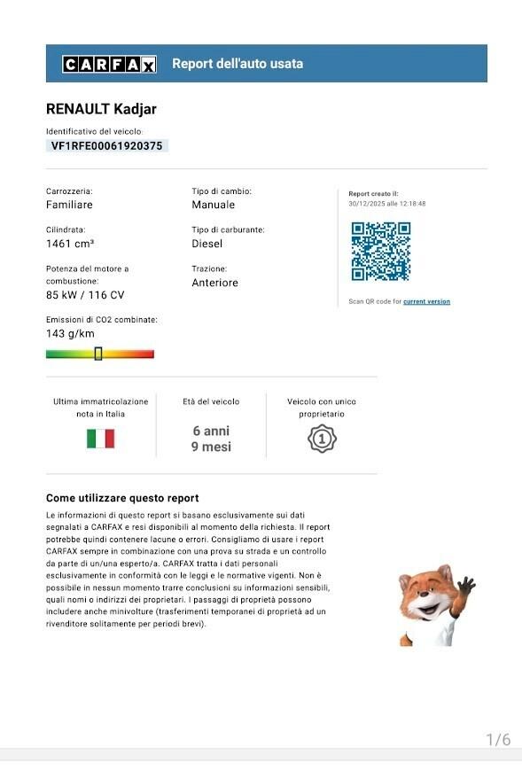 Renault Kadjar Blue dCi 8V 115CV Sport Edition