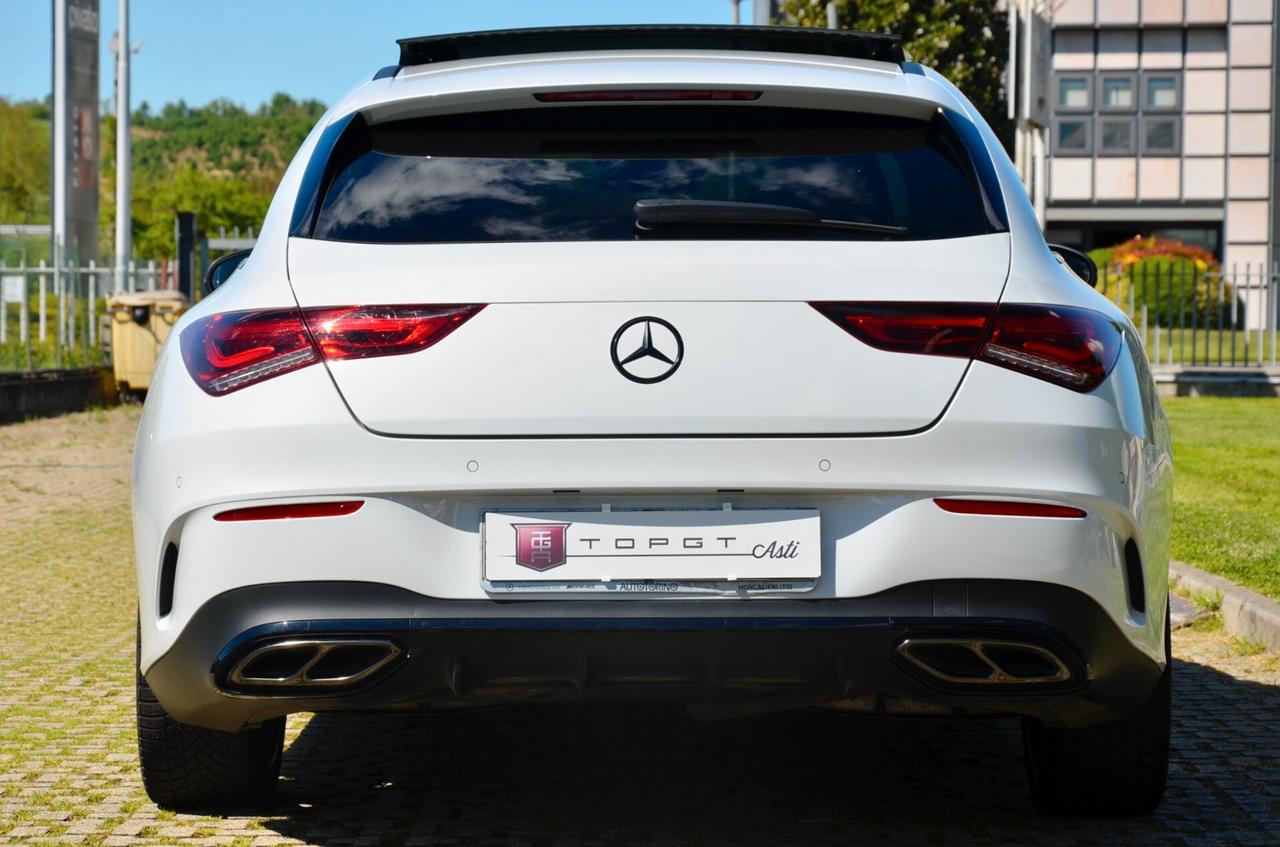 MERCEDES-BENZ CLA 200d SHOOTING BRAKE NIGHT EDITION AMG LINE 150cv AUTO, GARANZIA UFF MERCEDES, UNICOPROP, SERVICE MERCEDES, TETTO, 19", PERMUTE