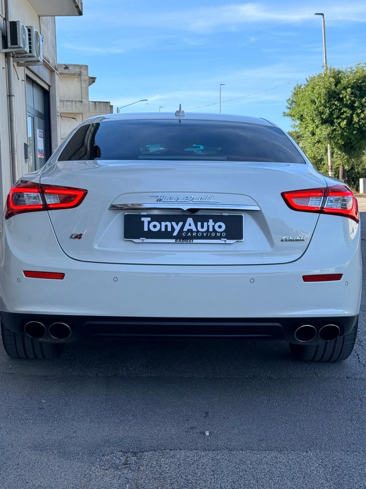 Maserati Ghibli 3.0 V6 bt S Q4 410cv auto E6 TETTO APRIBILE,TELECAMERA,PELLE CARTIER,NAVI,km certificati