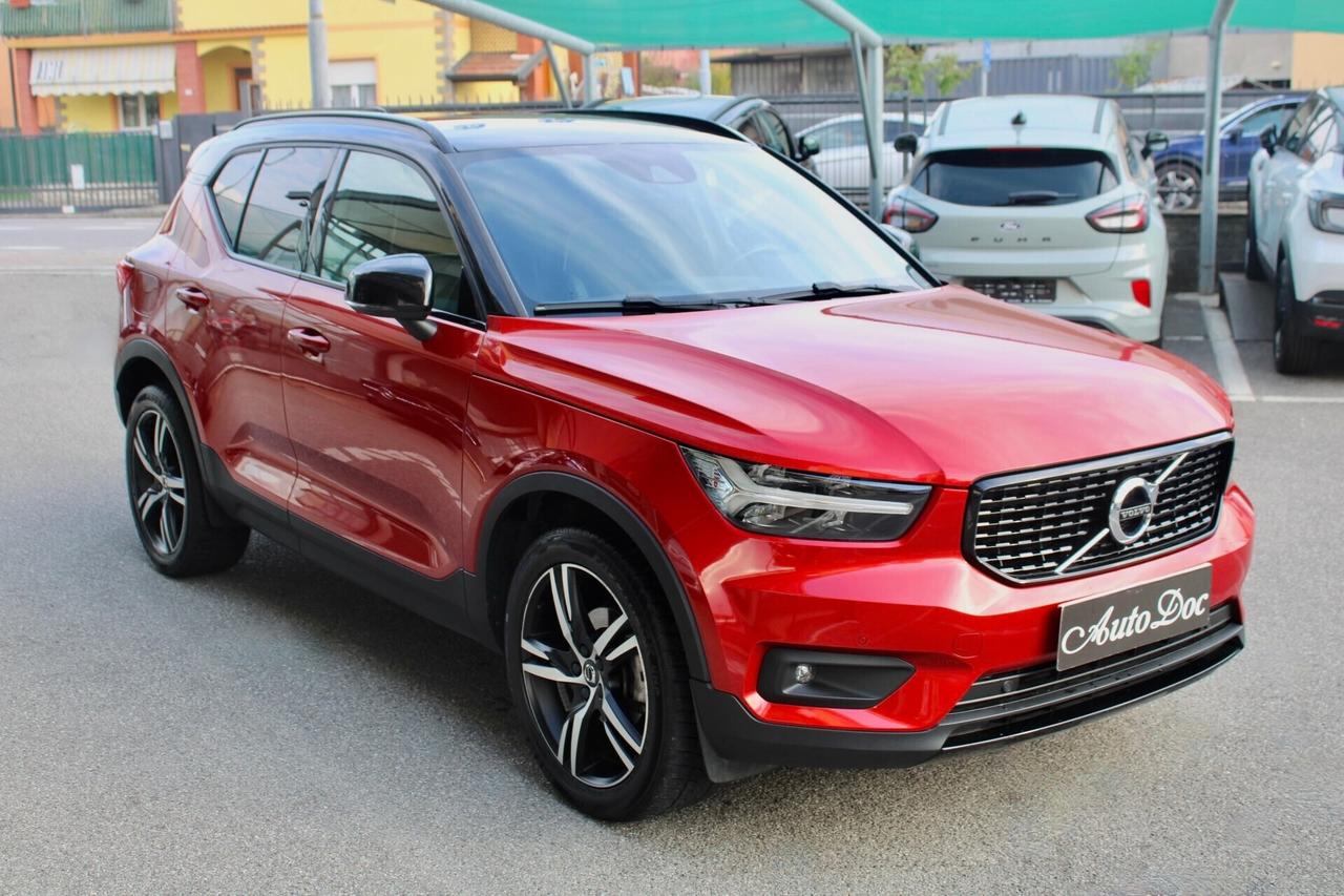 Volvo XC40 T3 Geartronic R-design PADDLE AL VOLANTE BAULE ELETTRICO FULL LED