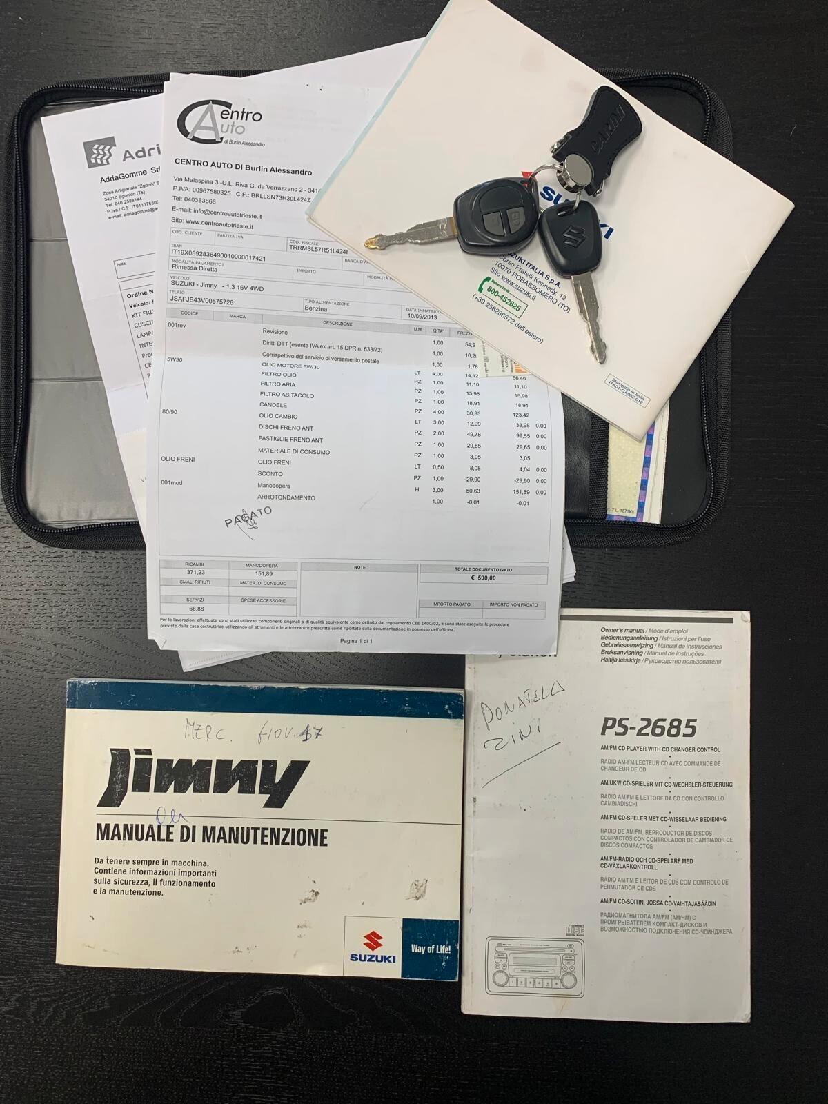 Suzuki Jimny 3 serie 1.3 benz 4x4 Unicoprop.