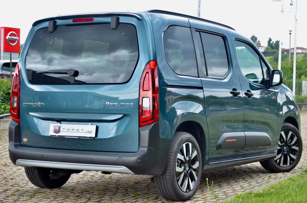 CITROEN BERLINGO 1.5 BLUEHDI XTR 130cv 5 POSTI, UNICOPROPRIETARIO, GARANZIA UFFICIALE 6/27, SERVICE CITROEN, TETTO, RETROCAMERA, APPLE ANDROID, PERMUTE