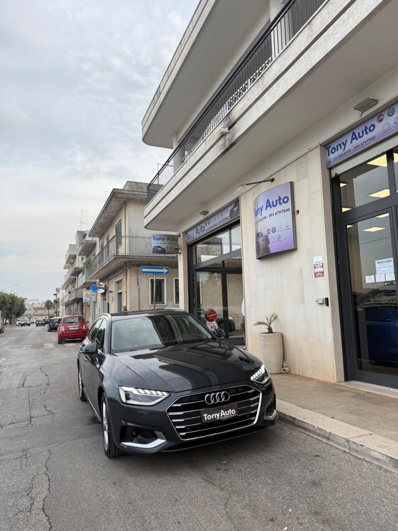 Audi A4 Avant 35 2.0 tdi mhev (DIESEL/ELETTRICA) s-tronic VIRTUALCOCKPIT,NAVIGATORE,FARO MATRIX