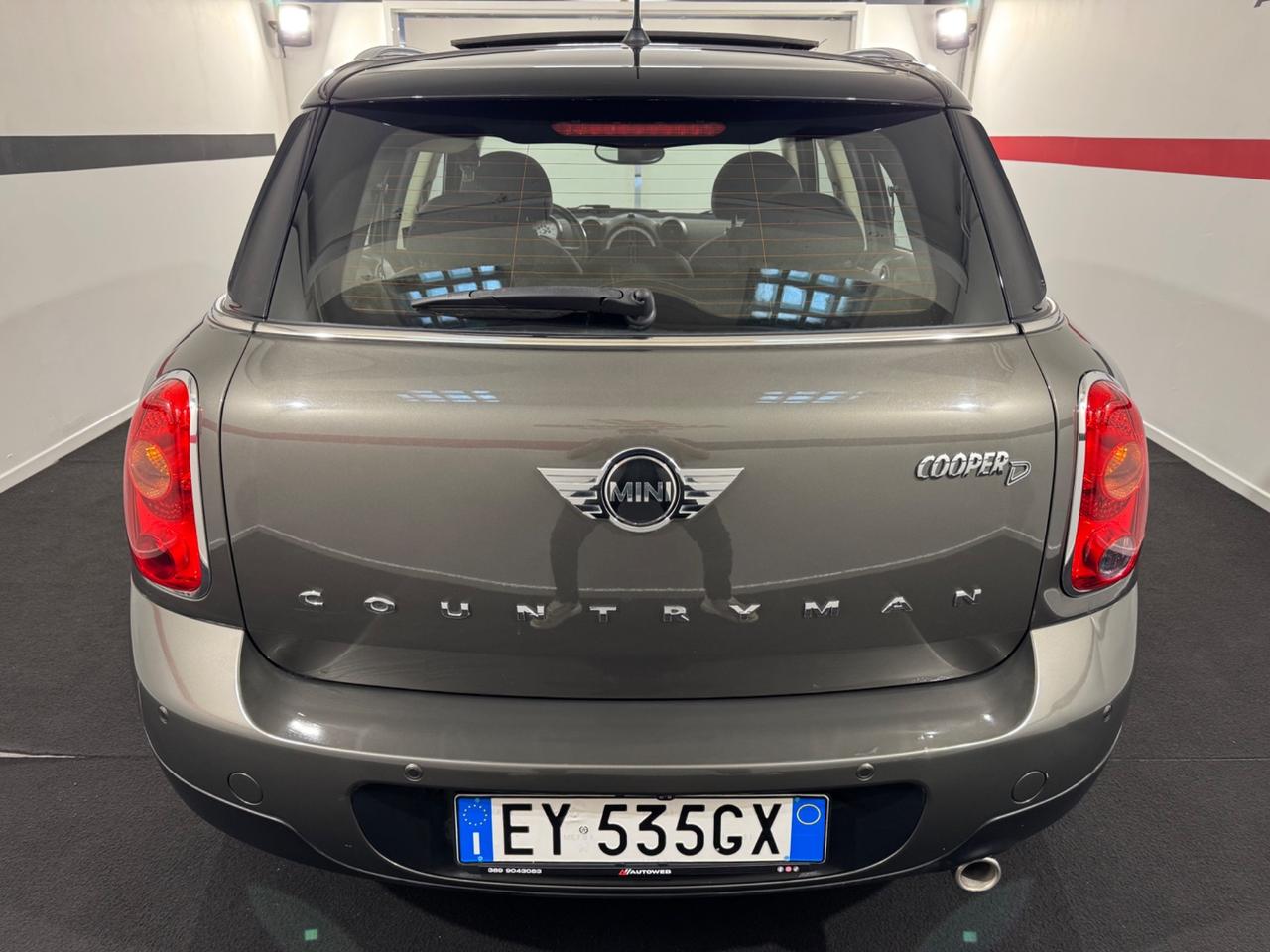 Mini 2.0 Cooper D Countryman Automatica TETTO APRIBILE - APPLE CARPLAY & ANDROID AUTO