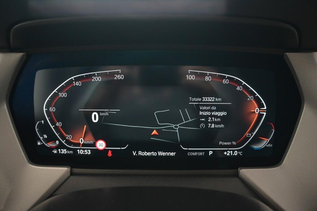 BMW 218i GRAN COUPE 136CV STEPTRONIC BUSINESS ADVANTAGE ( FARI LED - BMW DIGITAL COCKPIT - CRUISE - NAVI - MIRROR - PARK ASSISTANT - TELECAMERA POST. )