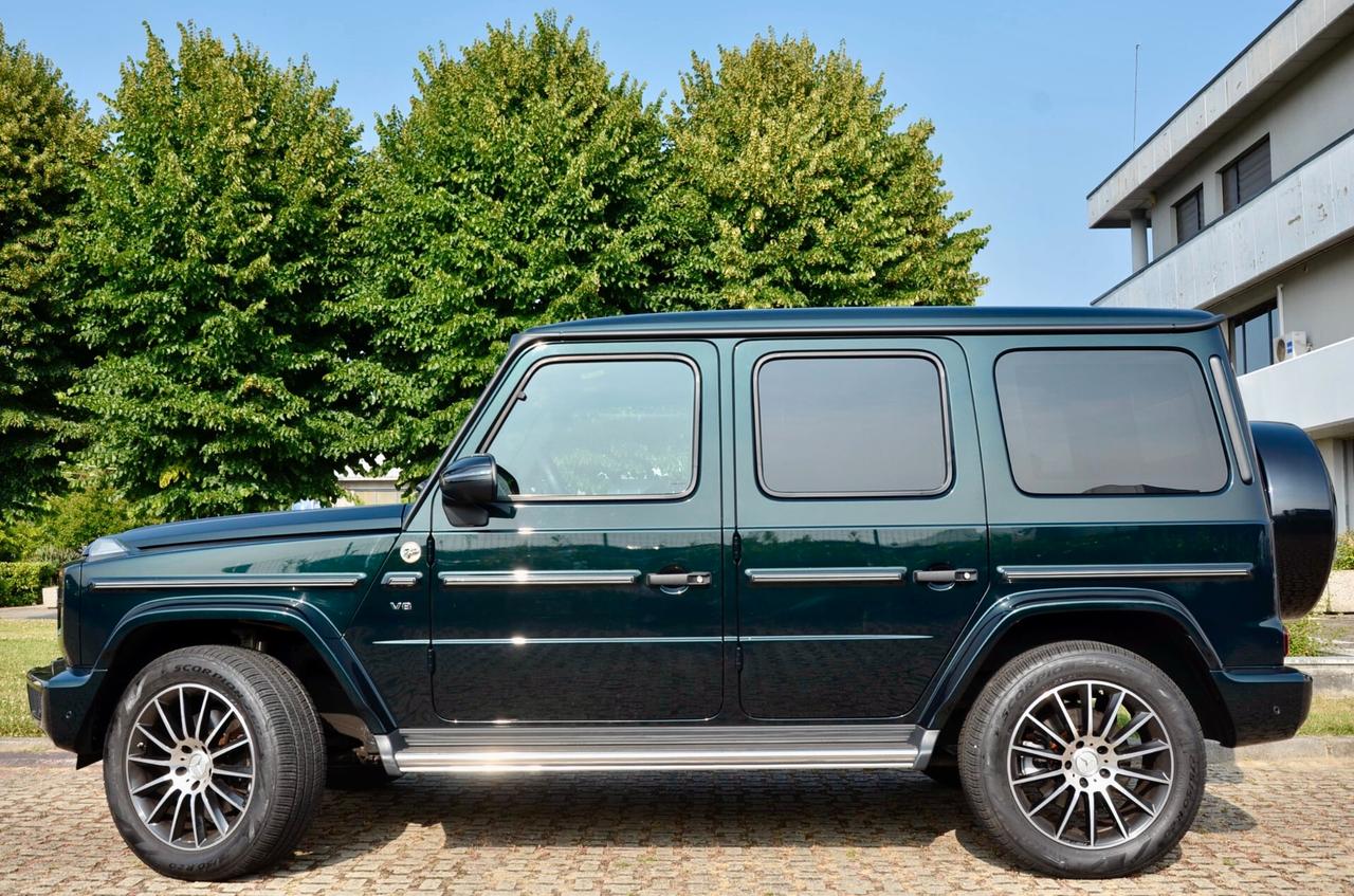 MERCEDES-BENZ G 500 V8 422cv PREMIUM AMG AUTO, UNICOPROP, SERVICE UFF MERCEDES, EURO 6D, TETTO, HI-FI BURMESTER, 20", PERMUTE