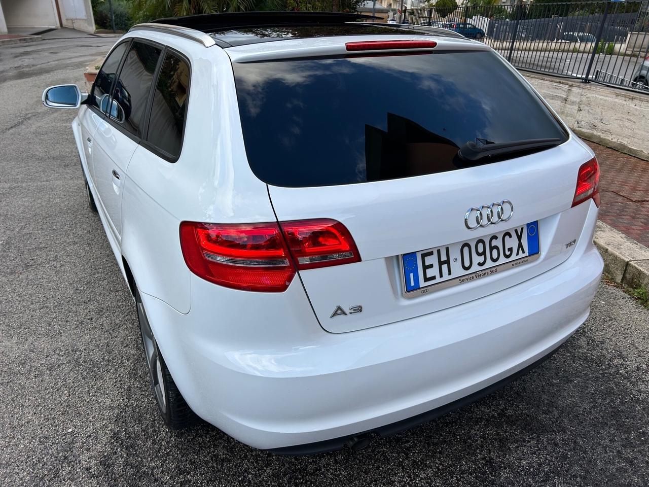 Audi A3 SPB 1.6 TDI Sline tagliandi ufficiali