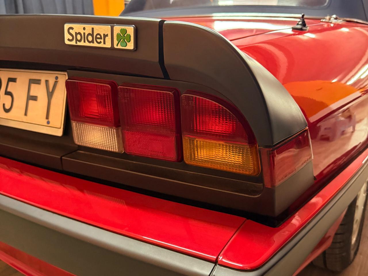 STUPENDA ALFA ROMEO SPIDER QUADRIFOGLIO VERDE IN CONDIZIONI DA VETRINA