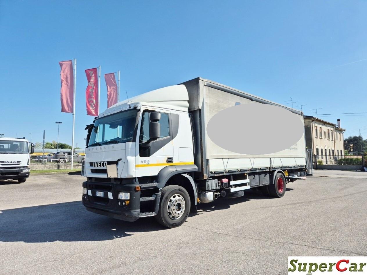 IVECO STRALIS 440ST42 centina e sponda caricatrice