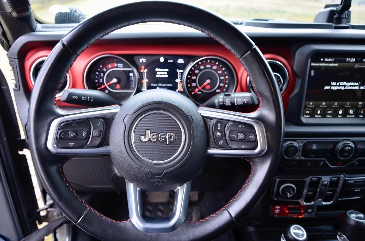 JEEP WRANGLER UNLIMITED 2.2 MJT RUBICON 200cv AUTO, SERVICE CERTIFICATI, UFF ITALIANA, PORTAPACCHI, PERMUTE