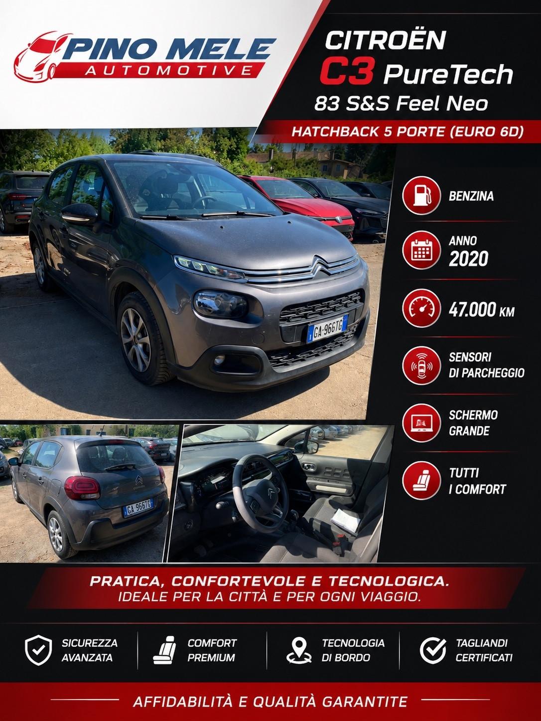 Citroen C3 PureTech 83 S&S Feel