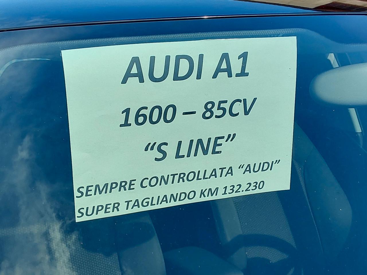 Audi A1 SPB 1.6 90 CV TDI S line 5 Porte.