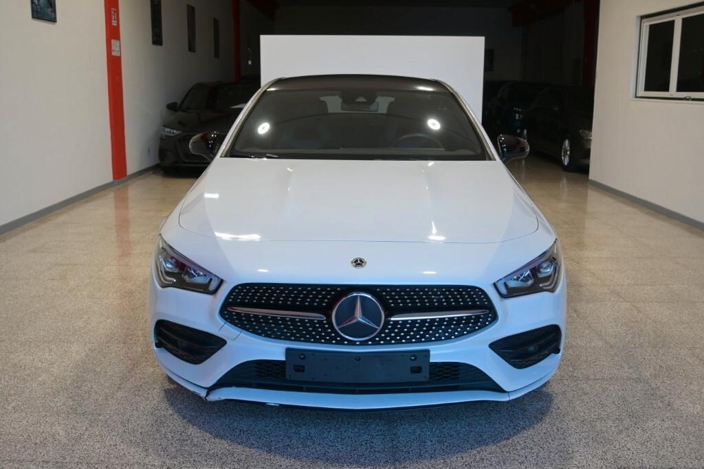 MERCEDES-BENZ CLA 180D 116CV 6M. AMG LINE ( FARI LED - CRUISE - PELLE - NAVI PREMIUM - NIGHT PACK - PARK ASSIST - TELECAMERA POST. - CERCHI 18 )